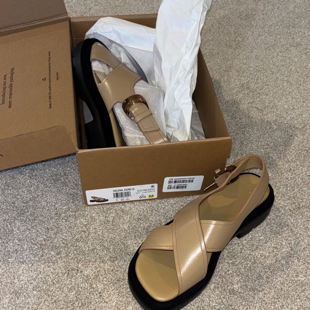 Vince Tan Sandals NIB